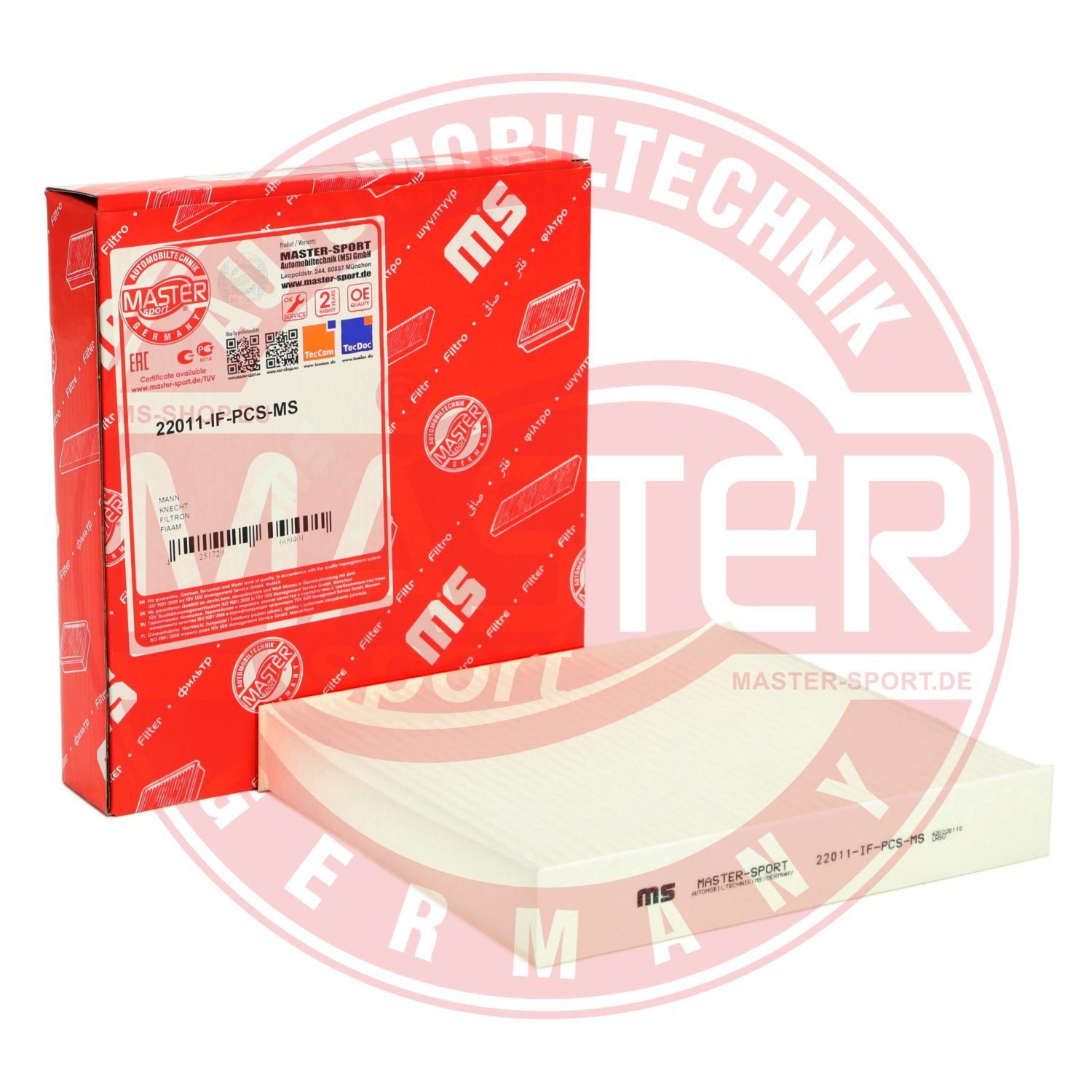 Filtru polen MASTERSPORT GERMANY 22011-IF-PCS-MS